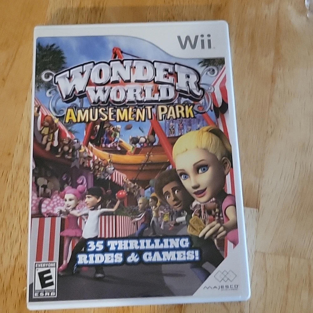 Wii Wonder World Amusement Park Video Game